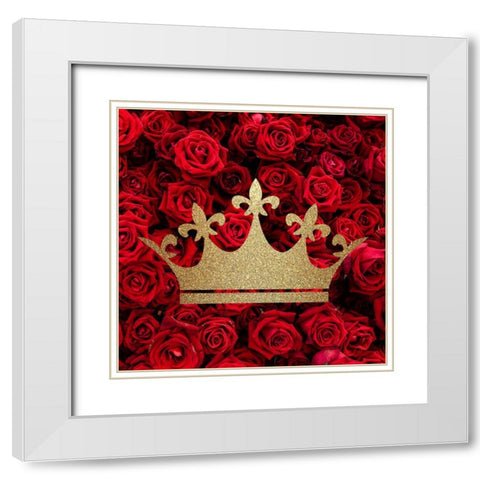 Perfume Roses 2 White Modern Wood Framed Art Print with Double Matting by Allen, Kimberly