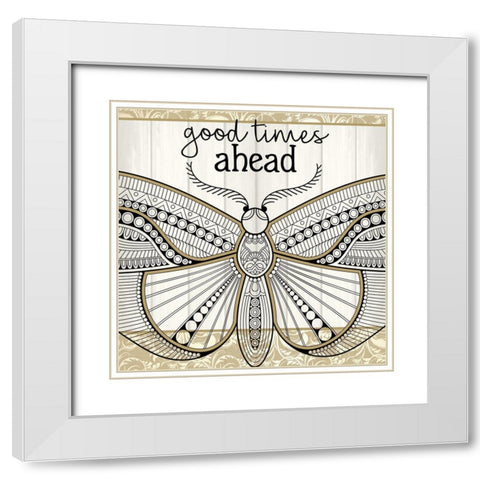 Your Soul 3 White Modern Wood Framed Art Print with Double Matting by Allen, Kimberly