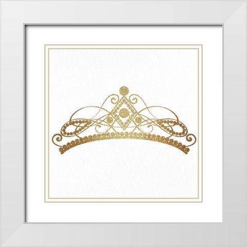 Princess Parking 2 White Modern Wood Framed Art Print with Double Matting by Allen, Kimberly