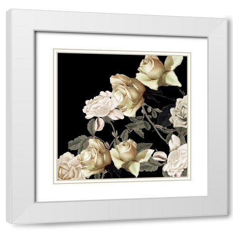 Elegance 2 White Modern Wood Framed Art Print with Double Matting by Allen, Kimberly