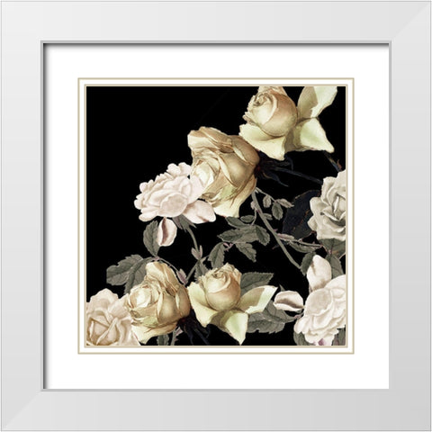 Elegance 2 White Modern Wood Framed Art Print with Double Matting by Allen, Kimberly