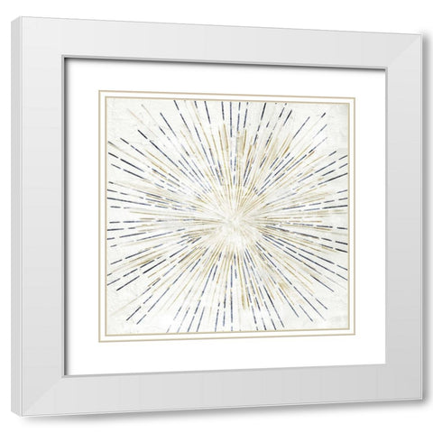 Sun Light 1 White Modern Wood Framed Art Print with Double Matting by Allen, Kimberly