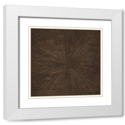 Sun Light 1 Brown White Modern Wood Framed Art Print with Double Matting by Allen, Kimberly