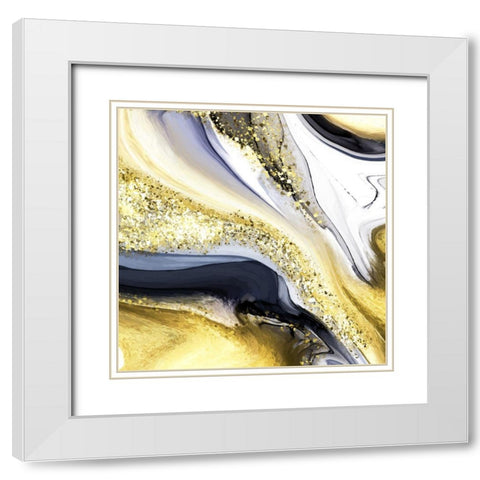 Rise White Modern Wood Framed Art Print with Double Matting by Allen, Kimberly