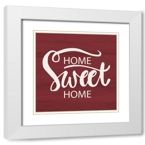 Home White Modern Wood Framed Art Print with Double Matting by Allen, Kimberly