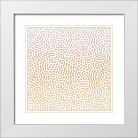 Organic Desert 3 White Modern Wood Framed Art Print with Double Matting by Allen, Kimberly
