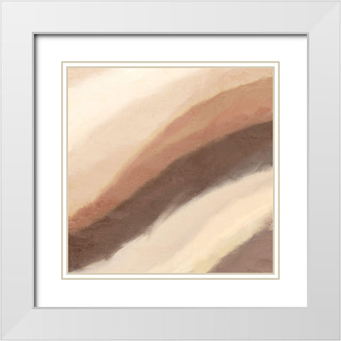 Uphill White Modern Wood Framed Art Print with Double Matting by Allen, Kimberly