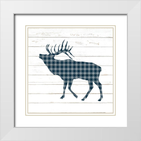 To the Lodge 7 White Modern Wood Framed Art Print with Double Matting by Allen, Kimberly