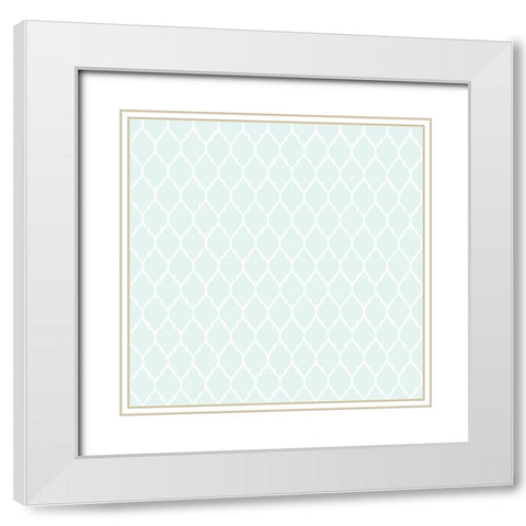 Floral Jar 10 White Modern Wood Framed Art Print with Double Matting by Allen, Kimberly