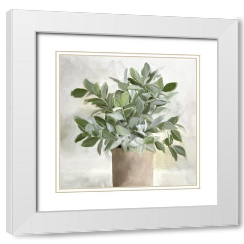 Radiance White Modern Wood Framed Art Print with Double Matting by Allen, Kimberly