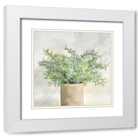 Radiance 2 White Modern Wood Framed Art Print with Double Matting by Allen, Kimberly