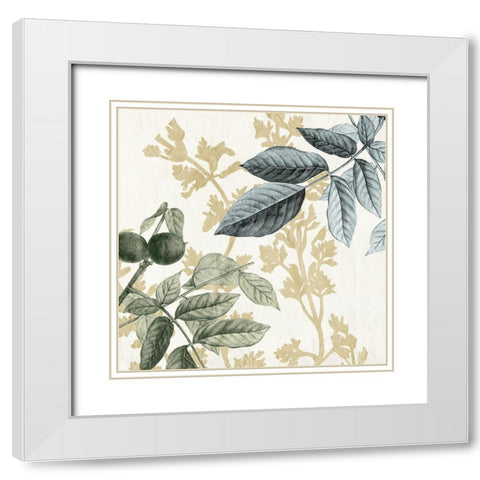 Branched Out 1 White Modern Wood Framed Art Print with Double Matting by Allen, Kimberly