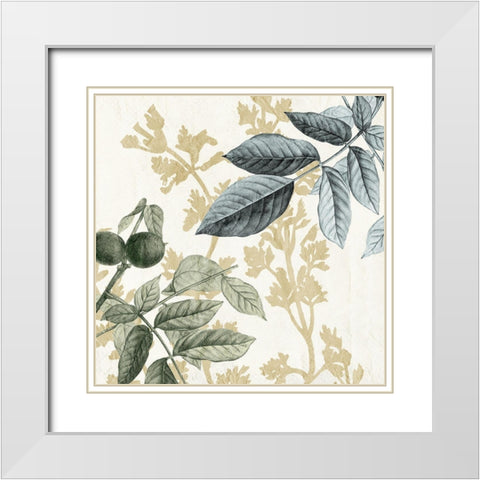 Branched Out 1 White Modern Wood Framed Art Print with Double Matting by Allen, Kimberly