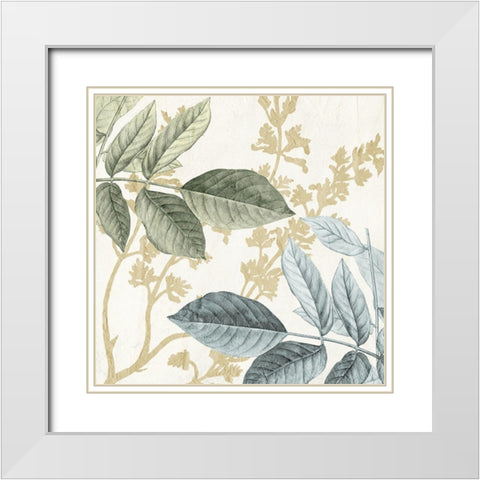 Branched Out 2 White Modern Wood Framed Art Print with Double Matting by Allen, Kimberly