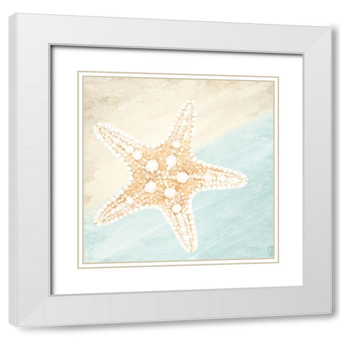At the Shore 2 White Modern Wood Framed Art Print with Double Matting by Allen, Kimberly