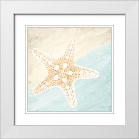 At the Shore 2 White Modern Wood Framed Art Print with Double Matting by Allen, Kimberly