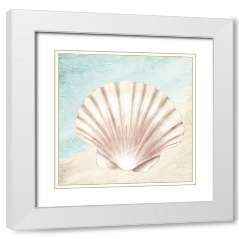 At the Shore 3 White Modern Wood Framed Art Print with Double Matting by Allen, Kimberly