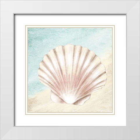 At the Shore 3 White Modern Wood Framed Art Print with Double Matting by Allen, Kimberly