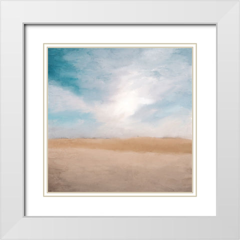 Desert Sky White Modern Wood Framed Art Print with Double Matting by Allen, Kimberly