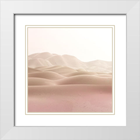 Desert Sands White Modern Wood Framed Art Print with Double Matting by Allen, Kimberly