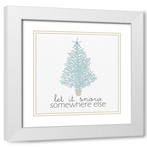 Somewhere Else White Modern Wood Framed Art Print with Double Matting by Allen, Kimberly