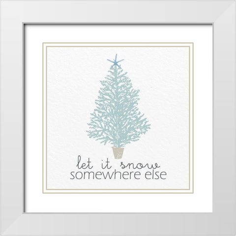 Somewhere Else White Modern Wood Framed Art Print with Double Matting by Allen, Kimberly