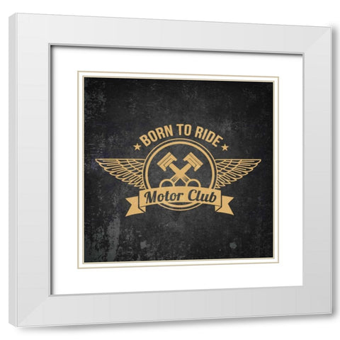 On the Road 2 White Modern Wood Framed Art Print with Double Matting by Allen, Kimberly