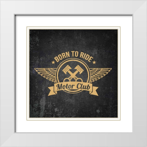 On the Road 2 White Modern Wood Framed Art Print with Double Matting by Allen, Kimberly