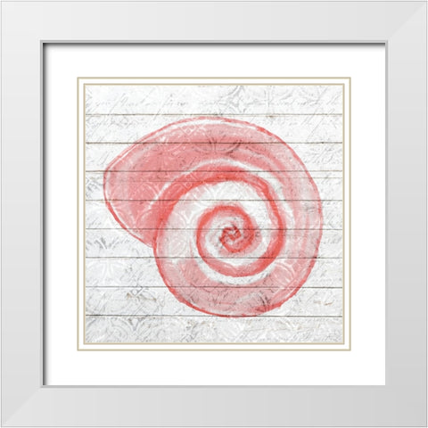 Coral Sea 2 White Modern Wood Framed Art Print with Double Matting by Allen, Kimberly