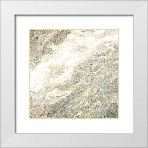 Sparkle Dust White Modern Wood Framed Art Print with Double Matting by Allen, Kimberly