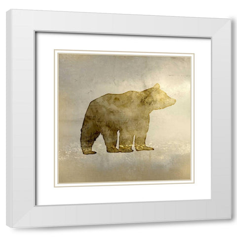 Wildlife Lodge 1 White Modern Wood Framed Art Print with Double Matting by Allen, Kimberly