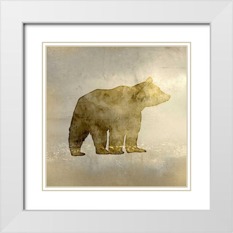 Wildlife Lodge 1 White Modern Wood Framed Art Print with Double Matting by Allen, Kimberly