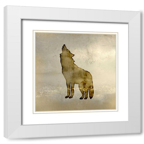 Wildlife Lodge 2 White Modern Wood Framed Art Print with Double Matting by Allen, Kimberly