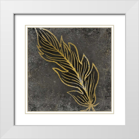 On Black 1 White Modern Wood Framed Art Print with Double Matting by Allen, Kimberly