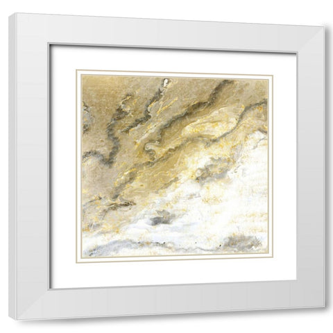 Mood White Modern Wood Framed Art Print with Double Matting by Allen, Kimberly