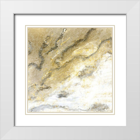 Mood White Modern Wood Framed Art Print with Double Matting by Allen, Kimberly