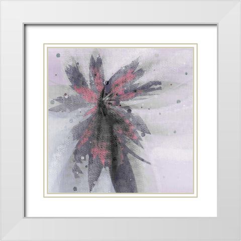 Glamour Plum 1 White Modern Wood Framed Art Print with Double Matting by Allen, Kimberly