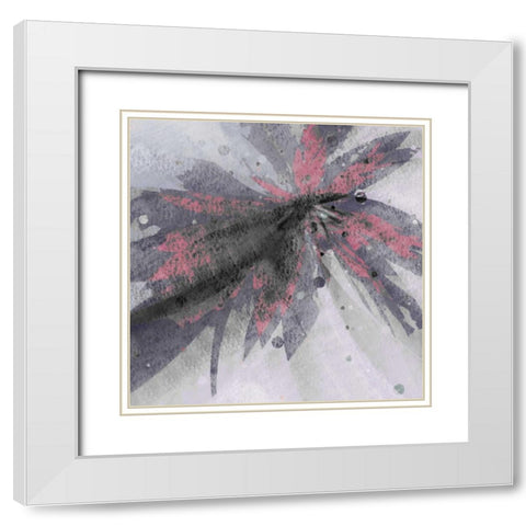 Glamour Plum 2 White Modern Wood Framed Art Print with Double Matting by Allen, Kimberly