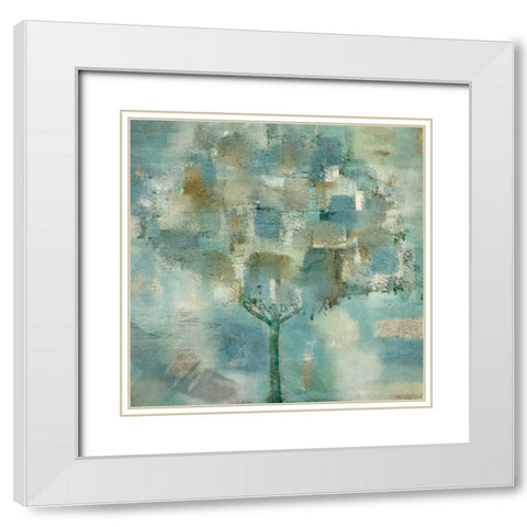 Dreaming Tree White Modern Wood Framed Art Print with Double Matting by Allen, Kimberly
