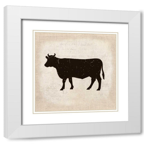 Country Day 1 White Modern Wood Framed Art Print with Double Matting by Allen, Kimberly