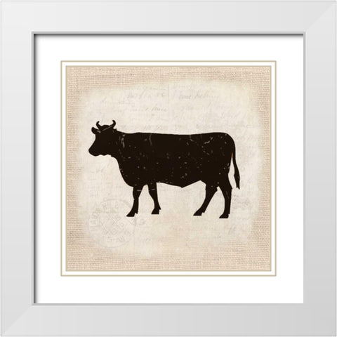 Country Day 1 White Modern Wood Framed Art Print with Double Matting by Allen, Kimberly