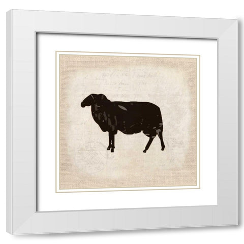 Country Day 2 White Modern Wood Framed Art Print with Double Matting by Allen, Kimberly