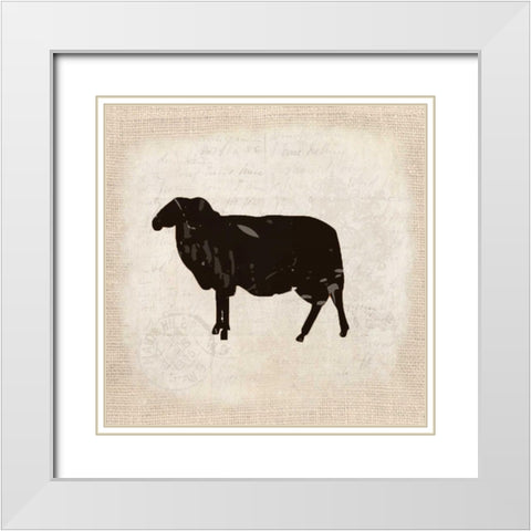 Country Day 2 White Modern Wood Framed Art Print with Double Matting by Allen, Kimberly