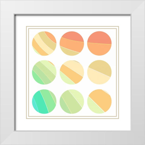 In Color 2 White Modern Wood Framed Art Print with Double Matting by Allen, Kimberly