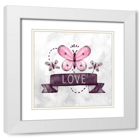 My Girl 2 White Modern Wood Framed Art Print with Double Matting by Allen, Kimberly