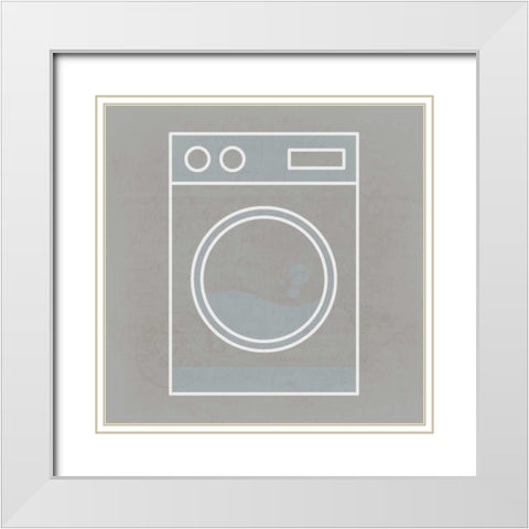 Sort 1 White Modern Wood Framed Art Print with Double Matting by Allen, Kimberly