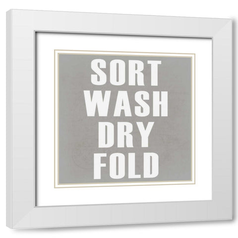 Sort 2 White Modern Wood Framed Art Print with Double Matting by Allen, Kimberly
