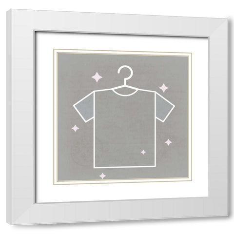 Sort 3 White Modern Wood Framed Art Print with Double Matting by Allen, Kimberly