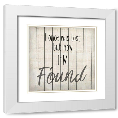 Amazing Grace 2 White Modern Wood Framed Art Print with Double Matting by Allen, Kimberly