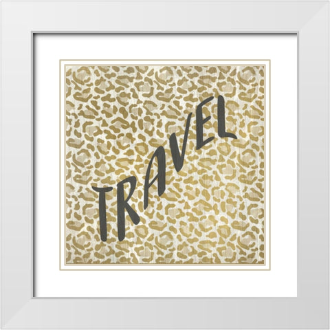 On Safari 2 White Modern Wood Framed Art Print with Double Matting by Allen, Kimberly